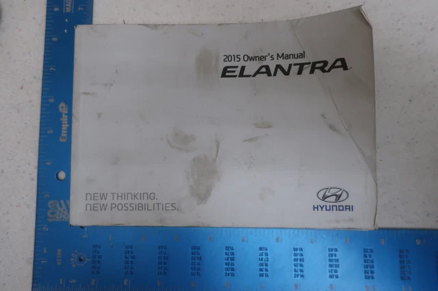 2015 15 Hyundai Elantra Owner's Manual Book - Free Shipping - Om527