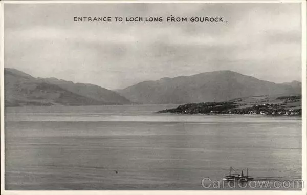 Scotland Entrance to Loch Long from Gourock E. T. W. Dennis & Sons Ltd. Postcard