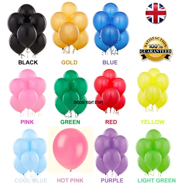 25-100 Latex 12" PLAIN BALONS BALLONS helium BALLOONS Quality Party Decorations