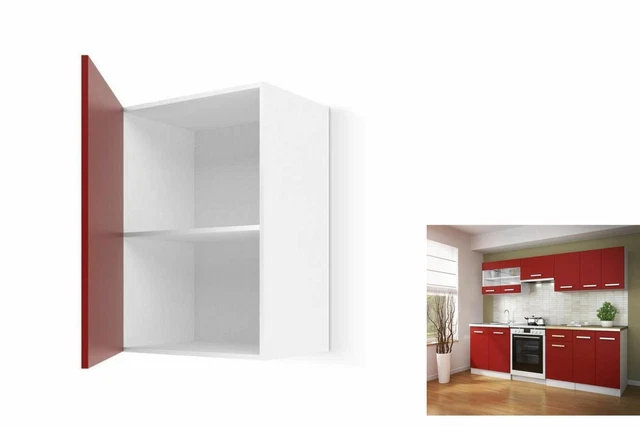 Armadio 40 X31 X 55 Cm Rosso Melammina PVC Armadio Cucina