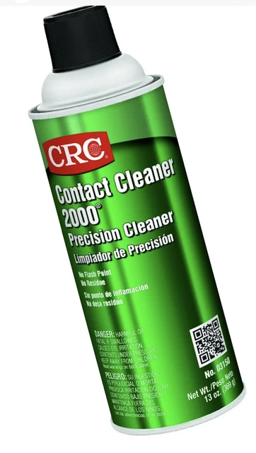 CRC Precision Contact Cleaner 2000, 13 oz Aerosol Can, Clear