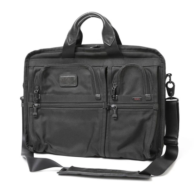 TUMI Alpha 26108DH Briefcase Business 2way Bag Black USED JAPAN