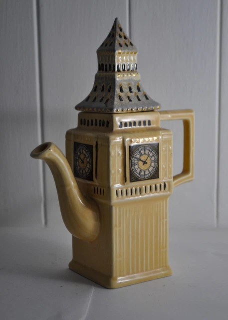 Big Ben Tea/Coffee Pot Price Kensington Pottery Hand Painted