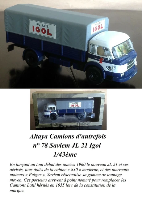 SEMI REMORQUE SAVIEM Sm10 + Remorque - Transports Dagobert + 8