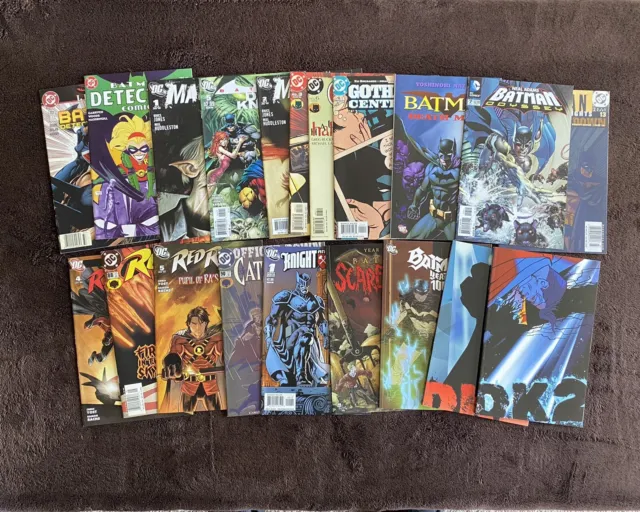 BATMAN Comic lot - 20 Comics - Robin Frank Miller DK2 Neal Adams Dark Knight ￼DC
