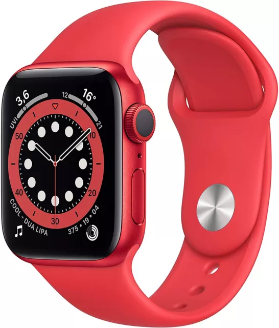 Apple Watch Series 6 RED Rot GPS WiFi 40mm Aluminium Retina Display Herzsensor