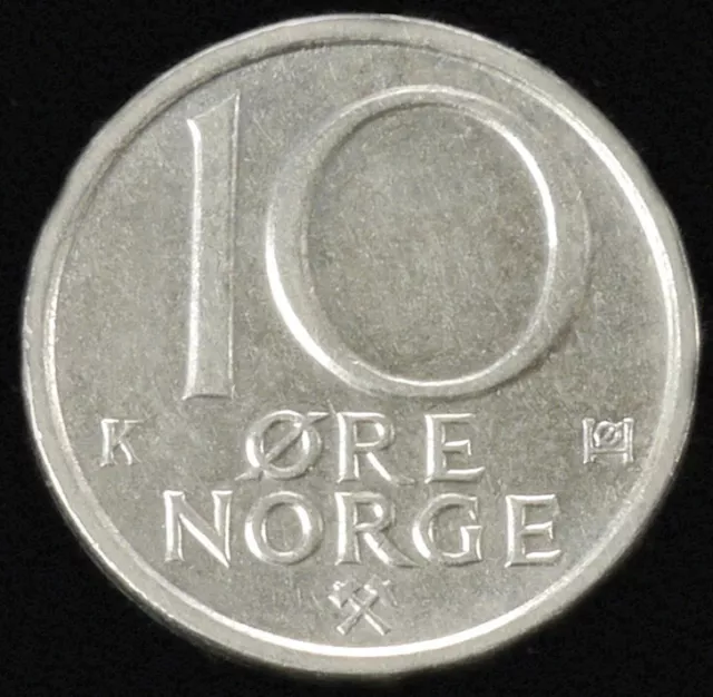 Norway 10 Ore 1974 to 1991 (Choose the year) KM416 (GLIC-003E)