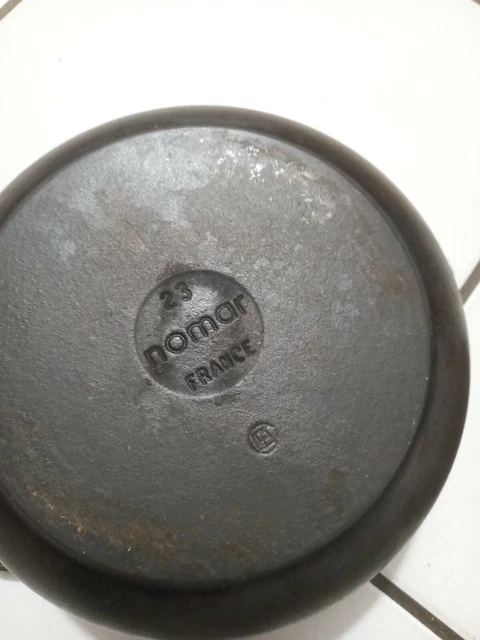 Ancienne Cocotte Ronde Le Creuset en Fonte Orange