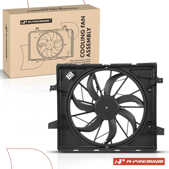 RADIATOR COOLING FAN Assembly with Shroud for Jeep Grand Cherokee 1120