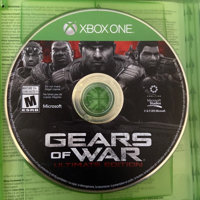 GEARS OF WAR Ultimate Edition & Rare Replay Bundle (Xbox One) CIB