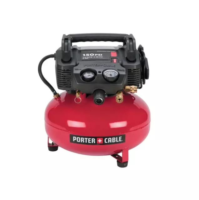 Porter-Cable C2002 6 Gal. 150 PSI Portable Electric Pancake Air Compressor - NEW