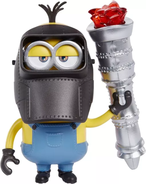 Mattel Minions Rise of Gru Actionfigur Kevin mit Flammenwerfer Spielzeug ab 4 2