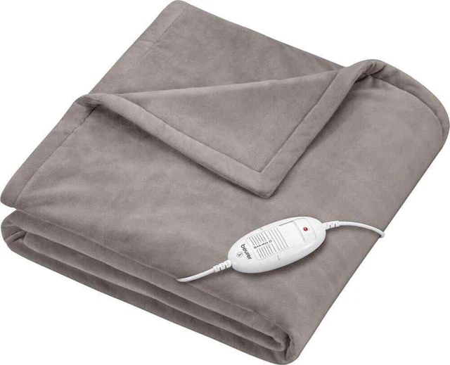 Beurer HD 75  6 Temperatur Kuschelige Heizdecke - Taupe (42400)