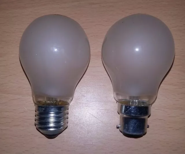 40w 60w 75w 100w 150w 200w Frosted Pearl Opal GLS Light Bulbs BC B22 ES E27