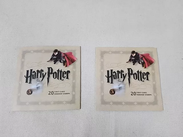 2 Harry Potter 20 First Class Forever Postage USPS Stamp Book Collector 2013