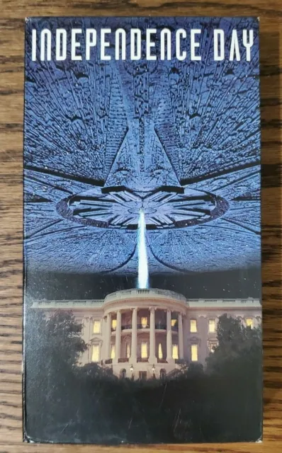 Independence Day Movie VHS Tape 3D Action Art Cover 1996