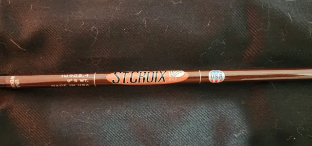 ST. CROIX LEGEND Ultra Fly Rod UF803 3wt 2 Piece 8' Used VERY