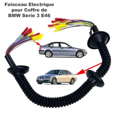 Kit De Réparation Faisceau De Câbles Hayon Pour BMW Série 3 (E46) - Longueur 65cm, 11 Fils - Remplacement Durable