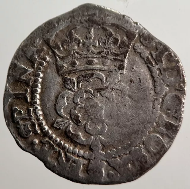 1606-4 James I 1st Silver Half-Groat Hammered Coin | Collectable Grade | a2876