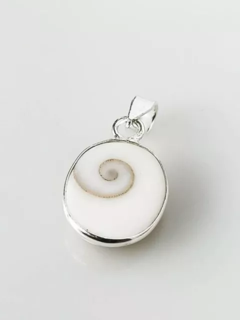 Shiva Shell Gemstone 925 Sterling Silver Pendant Black Friday Jewelry DS-467