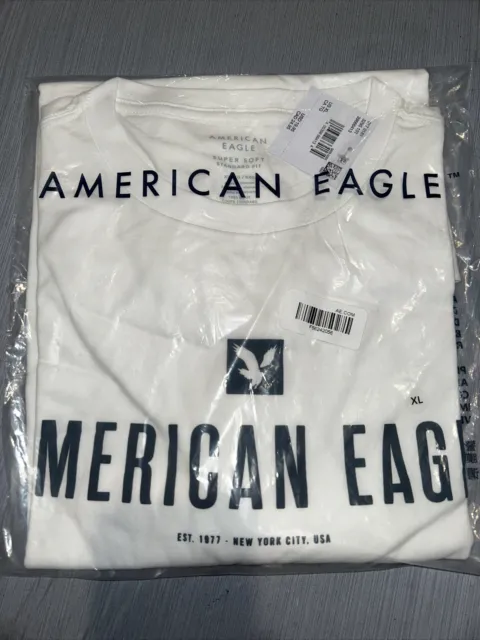 American Eagle Short Sleeve White T-Shirt Men’s XL