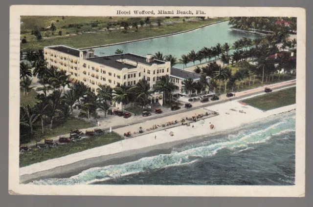 [50080] 1925 POSTCARD HOTEL WOFFORD in MIAMI BEACH, FLORIDA