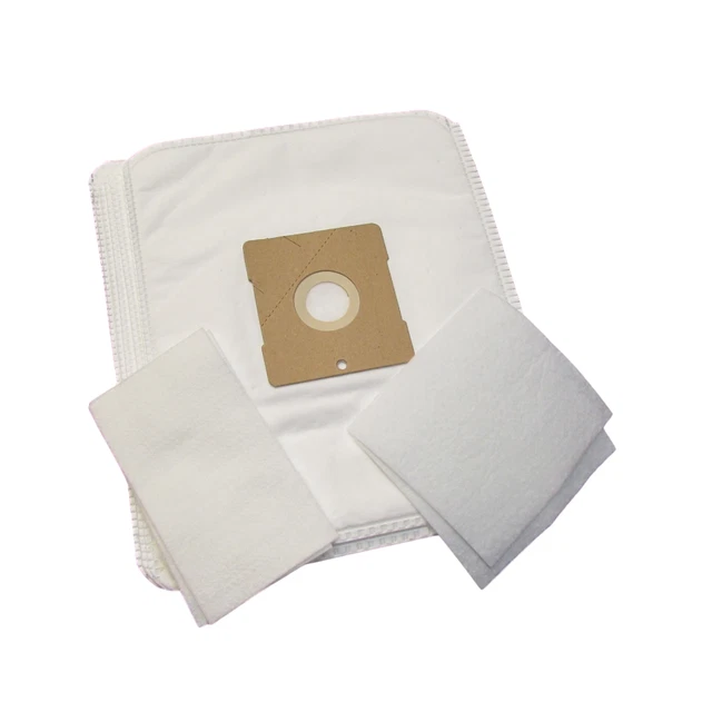 PakTrade 5 Sacchetti Per Aspirapolvere In Microfibra + Filtro, Per CLATRONIC BS 1232, BS1232, BS 1243 E Modelli Simili
