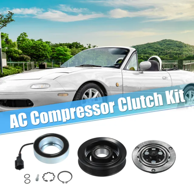 1set AC Compressor Clutch Replacement Fit for Mazda Mx-5 Miata 2.0L 2006-2015