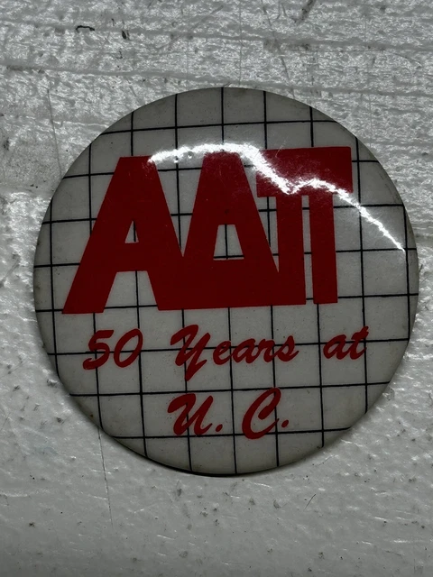 Vintage 1985 Alpha Delta Pi University of Cincinnati Button Pin 50 Years