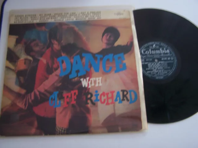 Lp 33 T Vinyle , Dance With Cliff Richard ,Vg - / Ex  Languette Columbia Fpx185