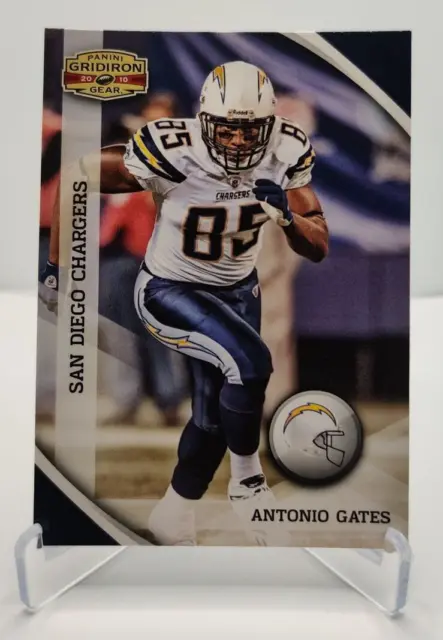 2010 PANINI GRIDIRON Gear Football card #122 Antonio Gates San Diego ...