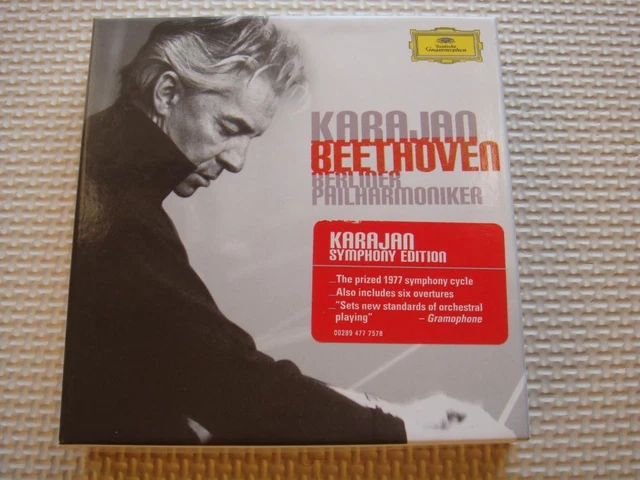 BEETHOVEN COMPLETE SYMPHONIES Karajan/Berlin Philharmonic 6Cd EUR 47,02 ...