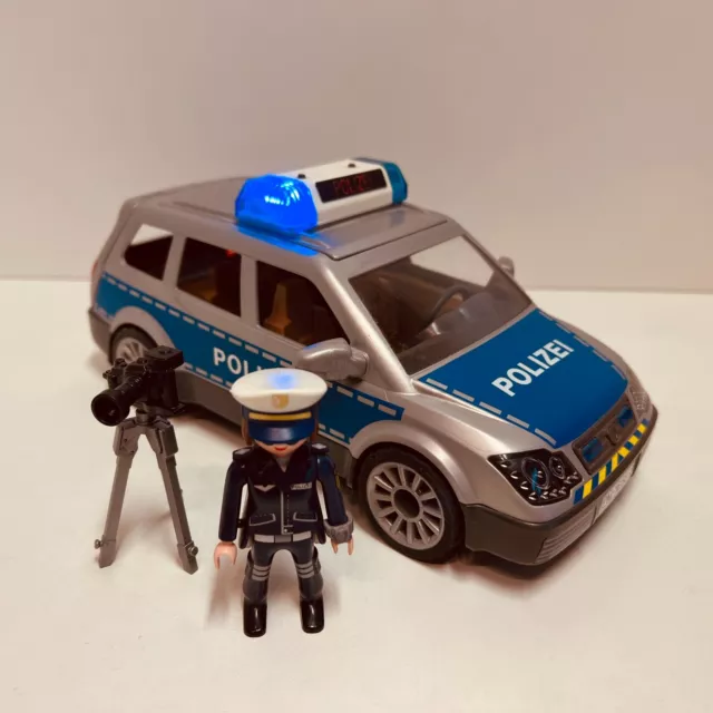 Playmobil City Action - Polizei Einsatzwagen 6873 mit Licht und Sound - GUT #805