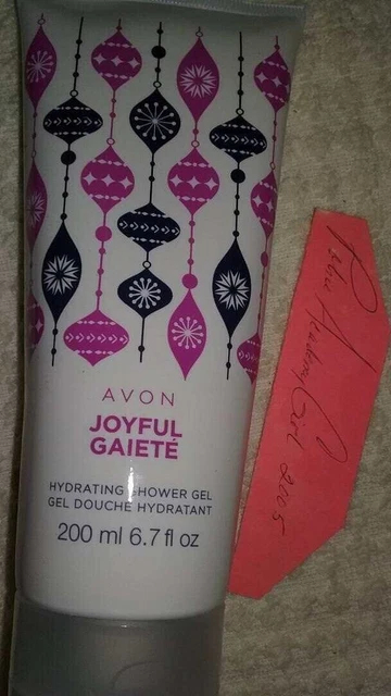 *GEL DE DUCHA HIDRATANTE JOYFUL GAIETE* Cuerpo de baño de mujer Avon STOCK ANTIGUO RETIRADO NUEVO