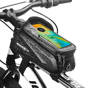 Ultimate 1.5L Bike Phone Mount Bag - Waterproof, Touchscreen, and Stylish!