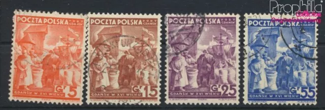 Polish Post Gdansk 34-37 (complete issue) fine used / cancelled 1938 m (9975605