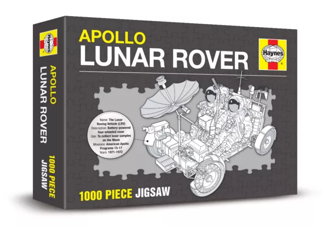 APOLLO LUNAR ROVER (SPACE) - HAYNES 1000 PIECE JIGSAW puzzle (New & sealed)