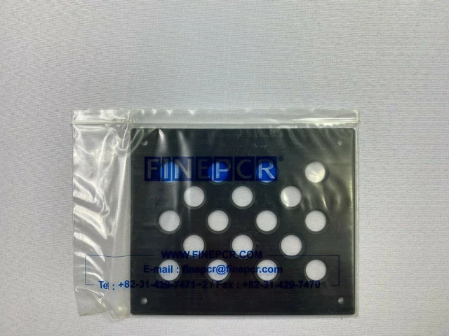 FinePCR Black Rack F/18 X 15 MI Tubes NEW BJ