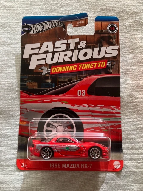 HOT WHEELS - 2024 Fast & Furious Dominic Toretto - Red 1995 Mazda RX-7 ...