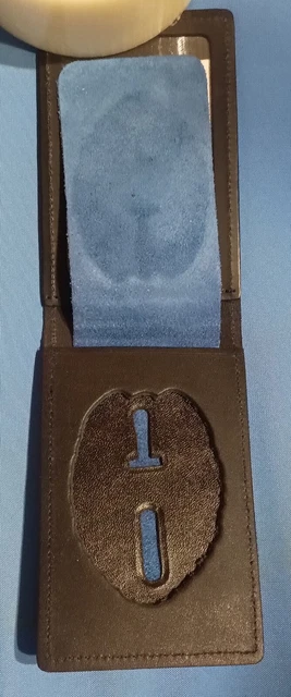 SHEILD BADGE HOLDER.      TOP hinge