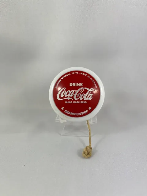Australian 1960's / 1970's Russell Coca-Cola Red & White Championship Yo-Yo