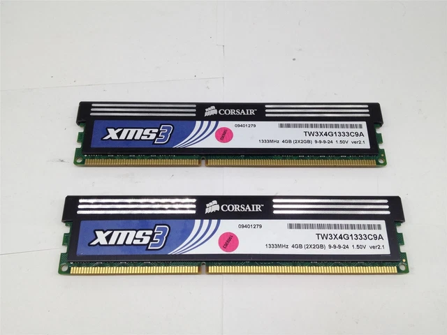 Corsair xms3 ddr3 4gb hotsell