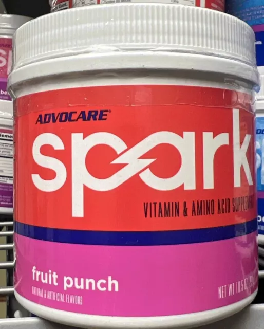 AdvoCare Spark Canister, 10.5 Ounce, Fruit punch BB 3/2025