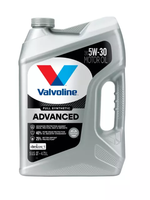 Valvoline Advanced Full Synthetic SAE 5W-30 Motor Oil 5 QT