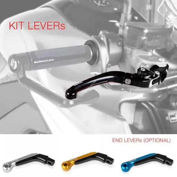 Barracuda Kit Terminali Leva Alluminio Alux End Levers Kit Oro Gold