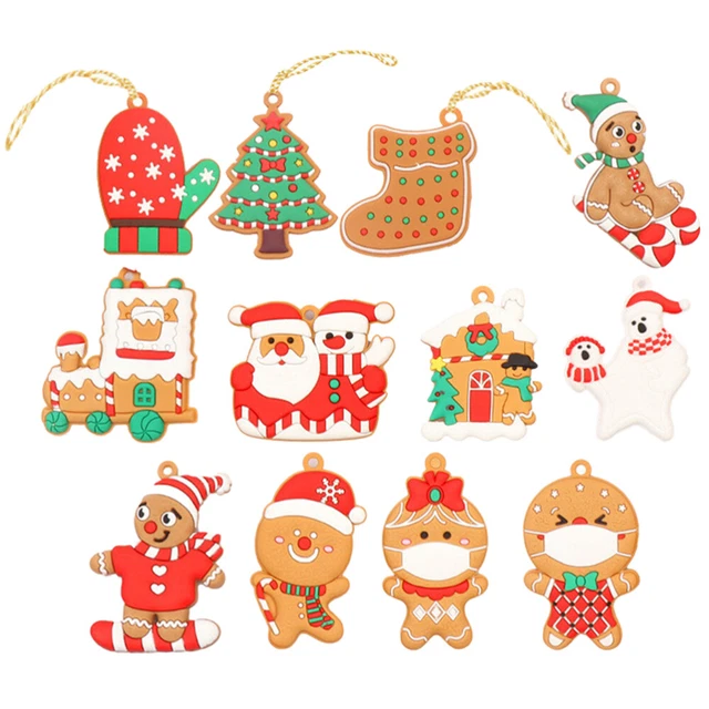 12 Pcs Xmas Hanging Ornament Christmas Ornaments Nativity Decor Decorations