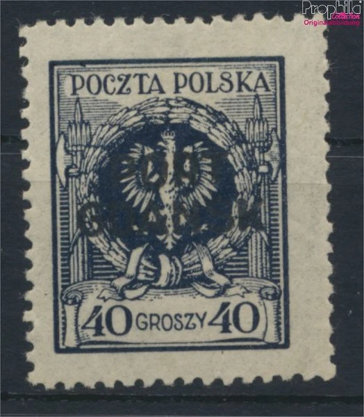 Briefmarken Polnische Post Danzig 1925 Mi 10a mit Falz (9965095