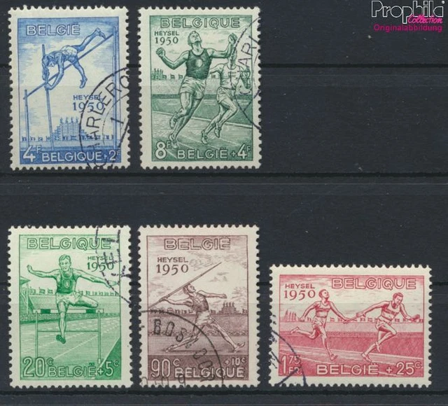 Belgique 867-871 (complète edition) oblitéré 1950 Sports (9861791