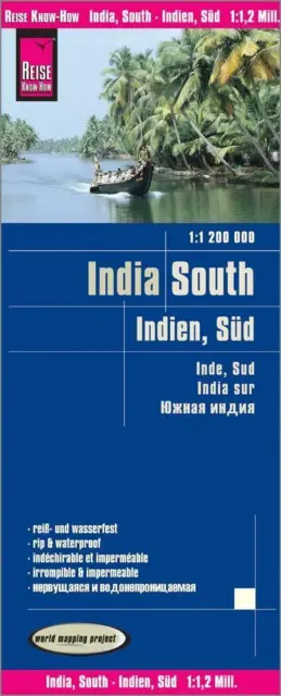 Reise Know-How Landkarte Indien, Süd / India, South 1:1,200,000 | Buch | 9783831