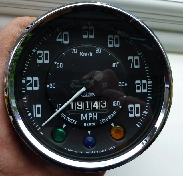 SUNBEAM ALPINE 4& Jaeger/Smiths Instrument Gauge Repair Bezel Glass